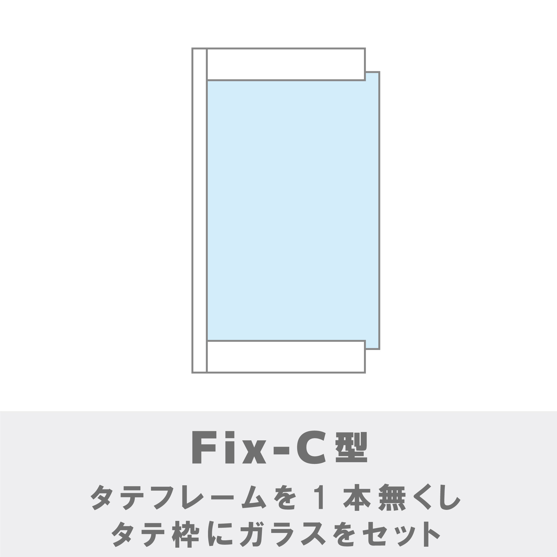ステンレスタイプ Fixパネル | スリムライト ドア | ガラスドア | 製品情報 | 総合ガラス加工メーカー NBS(エヌビーエス)